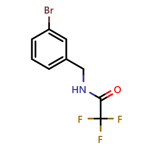 N-[(3-bromophenyl)methyl]-2,2,2-trifluoroacetamide