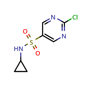 2-Chloro-N-cyclopropylpyrimidine-5-sulfonamide