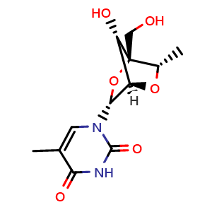 1-[(1R,3R,4R,6S,7S)-7-hydroxy-1-(hydroxymethyl)-6-methyl-2,5-dioxabicyclo[2.2.1]heptan-3-yl]-5-methyl-1,2,3,4-tetrahydropyrimidine-2,4-dione
