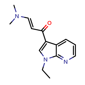 (2E)-3-(dimethylamino)-1-(1-ethyl-1H-pyrrolo[2,3-b]pyridin-3-yl)prop-2-en-1-one
