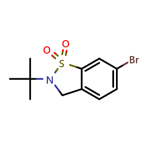 6-Bromo-2-tert-butyl-2,3-dihydrobenzo[d]isothiazole 1,1-dioxide