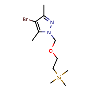4-bromo-3,5-dimethyl-1-((2-(trimethylsilyl)ethoxy)methyl)-1H-pyrazole