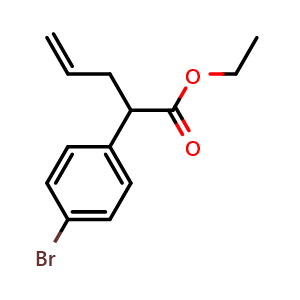 Ethyl 2-(4-bromophenyl)pent-4-enoate