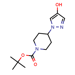 tert-butyl 4-(4-hydroxy-1H-pyrazol-1-yl)piperidine-1-carboxylate