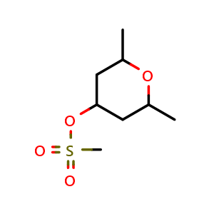 2,6-dimethyltetrahydro-2H-pyran-4-yl methanesulfonate