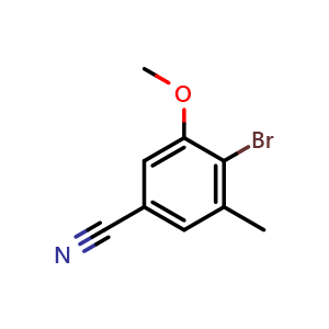 4-bromo-3-methoxy-5-methylbenzonitrile