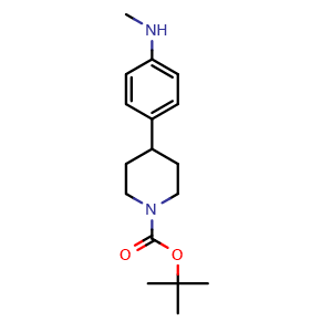 tert-butyl 4-(4-(methylamino)phenyl)piperidine-1-carboxylate