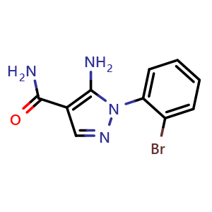 5-amino-1-(2-bromophenyl)-1H-pyrazole-4-carboxamide