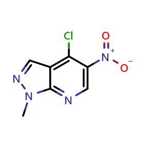 4-chloro-1-methyl-5-nitro-1H-pyrazolo[3,4-b]pyridine