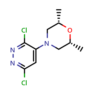 (2R,6S)-4-(3,6-dichloropyridazin-4-yl)-2,6-dimethylmorpholine