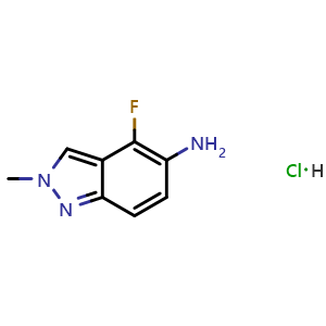 4-fluoro-2-methyl-2H-indazol-5-amine hydrochloride