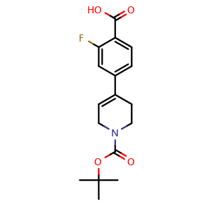 4-(1-[(tert-butoxy)carbonyl]-1,2,3,6-tetrahydropyridin-4-yl)-2-fluorobenzoic acid