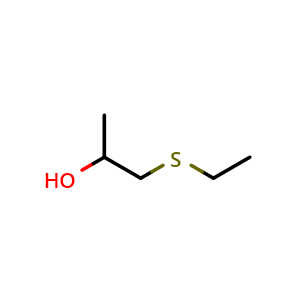 Chemical structure of 1-(ethylsulfanyl)propan-2-ol , CAS 16621-37-7, AChemBlock AD270859