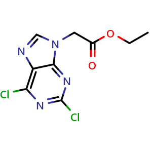 Ethyl 2-(2,6-dichloro-9H-purin-9-yl)acetate