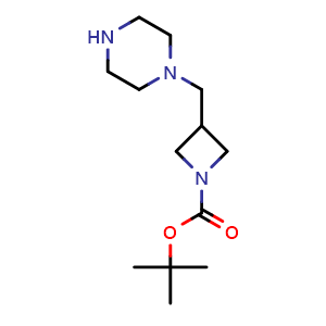 tert-butyl 3-[(piperazin-1-yl)methyl]azetidine-1-carboxylate