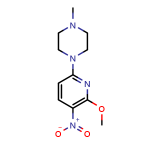 1-(6-methoxy-5-nitropyridin-2-yl)-4-methylpiperazine