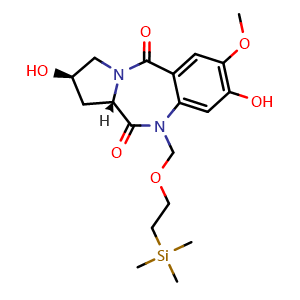 (2R,11aS)-2,8-Dihydroxy-7-methoxy-10-((2-(trimethylsilyl)ethoxy)methyl)-1,2,3,11a-tetrahydro-5H-benzo[e]pyrrolo[1,2-a][1,4]diazepine-5,11(10H)-dione