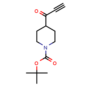Chemical structure of tert-butyl 4-propioloylpiperidine-1-carboxylate , CAS 2013474-57-0, AChemBlock AD270966