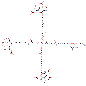[(2R,3R,4R,5R,6R)-3,4-bis(acetyloxy)-6-[(6-(3-(3-(2-[(6-{[(2R,3R,4R,5R,6R)-4,5-bis(acetyloxy)-6-[(acetyloxy)methyl]-3-acetamidooxepan-2-yl]oxy}hexyl)carbamoyl]ethoxy)-2-[(2-[(6-{[(2R,3R,4R,5R,6R)-4,5-bis(acetyloxy)-6-[(acetyloxy)methyl]-3-acetamidoox..