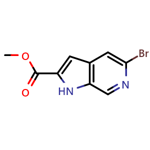 methyl 5-bromo-1H-pyrrolo[2,3-c]pyridine-2-carboxylate