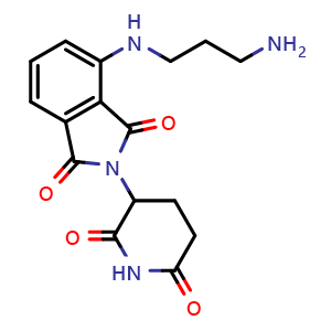 4-[(3-aminopropyl)amino]-2-(2,6-dioxopiperidin-3-yl)-2,3-dihydro-1H-isoindole-1,3-dione