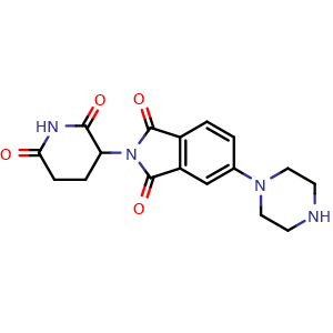 2-(2,6-dioxopiperidin-3-yl)-5-(piperazin-1-yl)-2,3-dihydro-1H-isoindole-1,3-dione