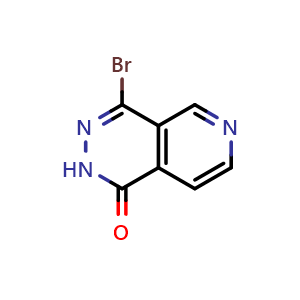 Chemical structure of 4-bromopyrido[3,4-d]pyridazin-1(2H)-one , CAS 2171110-98-6, AChemBlock AD271024