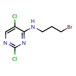 N-(3-bromopropyl)-2,5-dichloropyrimidin-4-amine