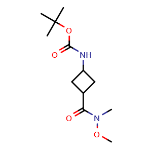 tert-butyl N-(3-(methoxy(methyl)carbamoyl)cyclobutyl)carbamate
