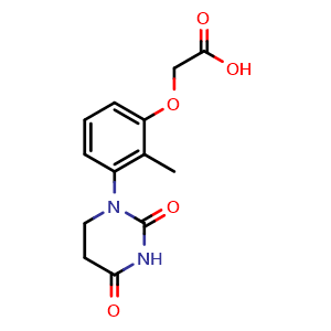 2-(3-(2,4-Dioxotetrahydropyrimidin-1(2H)-yl)-2-methylphenoxy)acetic acid