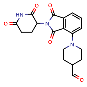 1-(2-(2,6-dioxopiperidin-3-yl)-1,3-dioxoisoindolin-4-yl)piperidine-4-carbaldehyde