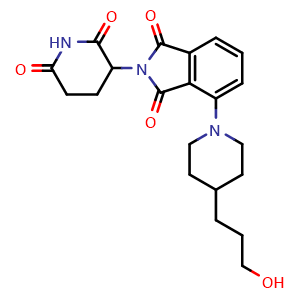 2-(2,6-dioxopiperidin-3-yl)-4-(4-(3-hydroxypropyl)piperidin-1-yl)isoindoline-1,3-dione