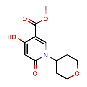 methyl 4-hydroxy-6-oxo-1-(tetrahydro-2H-pyran-4-yl)-1,6-dihydropyridine-3-carboxylate