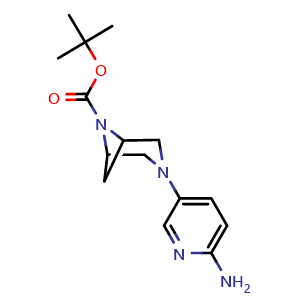 tert-butyl 3-(6-aminopyridin-3-yl)-3,6-diazabicyclo[3.1.1]heptane-6-carboxylate