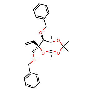 (3aR,5R,6S,6aR)-6-(benzyloxy)-5-((benzyloxy)methyl)-2,2-dimethyl-5-vinyltetrahydrofuro[2,3-d][1,3]dioxole