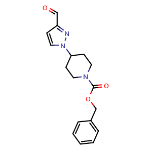 benzyl 4-(3-formyl-1H-pyrazol-1-yl)piperidine-1-carboxylate