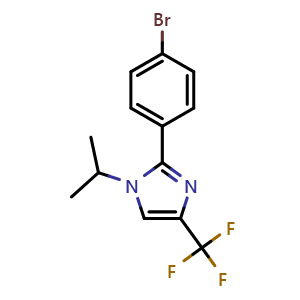 2-(4-bromophenyl)-1-isopropyl-4-(trifluoromethyl)-1H-imidazole