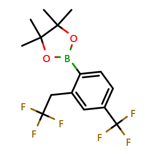 4,4,5,5-tetramethyl-2-(2-(2,2,2-trifluoroethyl)-4-(trifluoromethyl)phenyl)-1,3,2-dioxaborolane