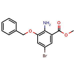 methyl 2-amino-3-(benzyloxy)-5-bromobenzoate