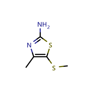 4-methyl-5-(methylthio)thiazol-2-amine