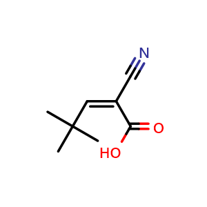 (2Z)-2-cyano-4,4-dimethylpent-2-enoic acid