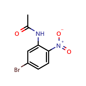Chemical structure of N-(5-bromo-2-nitrophenyl)acetamide , CAS 50863-02-0, AChemBlock AD271442