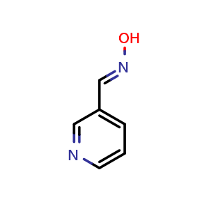 Chemical structure of (E)-N-[(pyridin-3-yl)methylidene]hydroxylamine , CAS 51892-16-1, AChemBlock AD271449