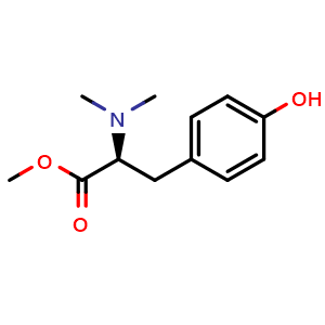 Chemical structure of Methyl dimethyltyrosinate , CAS 57746-16-4, AChemBlock AD271477