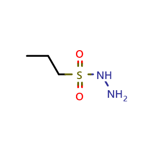 Chemical structure of propane-1-sulfonohydrazide , CAS 58032-83-0, AChemBlock AD271479