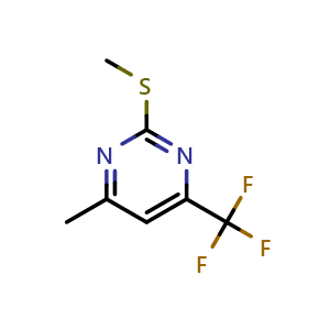 4-methyl-2-(methylthio)-6-(trifluoromethyl)pyrimidine