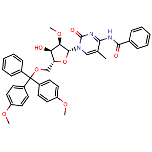 N-(1-((2R,3R,4R,5R)-5-((bis(4-methoxyphenyl)(phenyl)methoxy)methyl)-4-hydroxy-3-methoxytetrahydrofuran-2-yl)-5-methyl-2-oxo-1,2-dihydropyrimidin-4-yl)benzamide