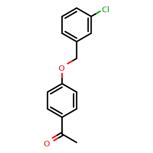 1-(4-((3-chlorobenzyl)oxy)phenyl)ethan-1-one