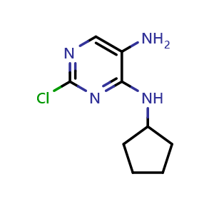 2-chloro-N4-cyclopentylpyrimidine-4,5-diamine
