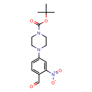 tert-butyl 4-(4-formyl-3-nitrophenyl)piperazine-1-carboxylate